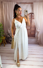 Charger l'image dans la galerie, Robe bretelles blanche Lylia (36 au 48)