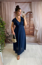 Charger l'image dans la galerie, Robe bleu marine LISANDRA (34 au 48 )