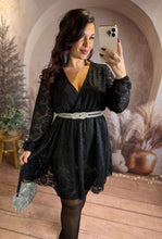 Charger l'image dans la galerie, Robe/short en dentelle noir ROXY (36 au 46)