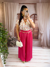 Charger l'image dans la galerie, Pantalon Plissé fuchsia LONDRES (38 au 48)