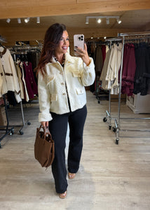 Veste blanche/écru Ariana ( 36 au 44)