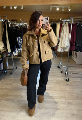 Veste camel ARIANA (36 au 44)