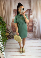 Charger l'image dans la galerie, Robe courte en jeans kaki BRAZIL (34 au 48)