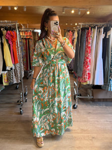 Robe verte ÉDEN (reste taille 40)