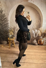 Charger l&#39;image dans la galerie, Short sequins chocolat ÉLICE (34 au 42)⭐️