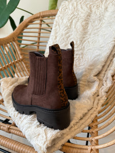 Bottine chocolat LÉOPOLD ( reste 1 taille 38 )