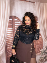 Charger l'image dans la galerie, Top en dentelle noir ILONA (36 au 46)