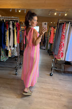Charger l&#39;image dans la galerie, Robe rose gaz de coton ENZA (36 au 48)