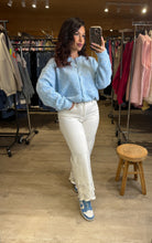 Charger l'image dans la galerie, Gilet tout doux bleu DALHIA (34 au 48)