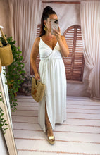 Charger l'image dans la galerie, Robe bretelles blanche Lylia (36 au 48)