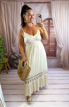 Charger l'image dans la galerie, Robe bretelles beige ROMY (36 au 40)