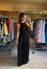 Charger l&#39;image dans la galerie, Ensemble noir top+jupe ORIANA (34 au 40)
