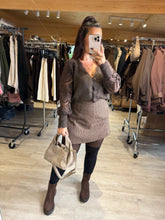 Charger l&#39;image dans la galerie, Gilet tout doux café DONNA (34 au 40)