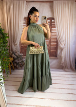 Charger l'image dans la galerie, Robe longue kaki MOLLY ( 36 au 44 )