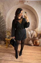 Charger l&#39;image dans la galerie, Jupe short noir pailletée SISI (36 au 48)⭐️