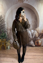 Charger l'image dans la galerie, Jupe short asymétrique chocolat LILAS (36 au 40)