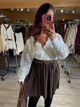 Charger l&#39;image dans la galerie, Gilet  tout doux blanc DONNA (34 au 46)