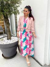 Charger l&#39;image dans la galerie, Blazer court vieux rose MIA ( 36 au 48 )