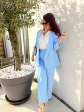 Charger l&#39;image dans la galerie, Pantalon bleu clair ANDREA ( 36 au 48 )