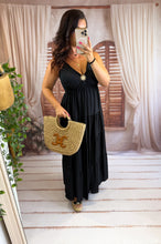 Charger l'image dans la galerie, Robe uni soleil noir ALIX (36 au 46)