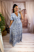 Charger l'image dans la galerie, Robe sirène bleu/blanche YUZU (40 au 48)