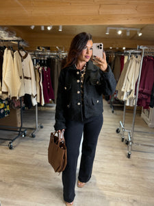 Veste noir Ariana ( 36 au 46)