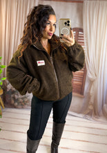 Charger l'image dans la galerie, Veste polaire marron foncé CÉLESTE (36 au petit 44 )