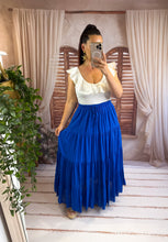 Charger l'image dans la galerie, Jupe bohème fluide et légère bleu EMMY (36 au 44)