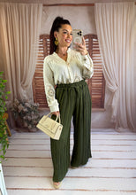 Charger l'image dans la galerie, Pantalon large plissé kaki LONDRES (38 au 48)