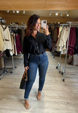 Charger l&#39;image dans la galerie, Chemise noir LEILA (36 au 48)