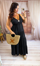 Charger l'image dans la galerie, Robe uni soleil noir ALIX (36 au 46)