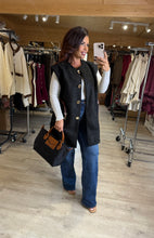 Charger l&#39;image dans la galerie, Veste sans manches noir CAROLE (36 au 44)