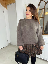 Charger l'image dans la galerie, Pull marron/taupe Inaya ( 34 au 46 )