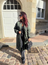 Charger l&#39;image dans la galerie, Long bombers kaki réversible léopard TANIA ( taille 36 au 46)