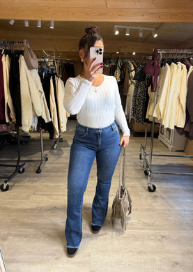 Jeans flare LALIE push up (34 au 42)