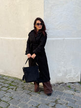 Charger l&#39;image dans la galerie, Manteau long noir COLETTE (34 au 44)