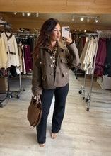 Charger l&#39;image dans la galerie, Veste chocolat Ariana ( 36 au 44 )