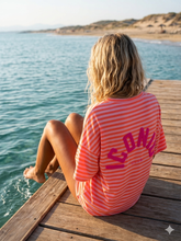 Charger l'image dans la galerie, Tee Shirt rayé rose iconic  MENORCA (36 au 44)