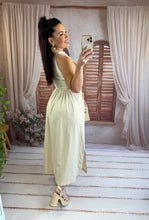 Charger l'image dans la galerie, Robe chemise longue beige LOLITA (36 au 40)