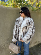 Charger l&#39;image dans la galerie, Manteau fourrure synthétique écru YLA (36 au 44)