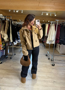Veste camel ARIANA (36 au 44)