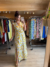 Charger l&#39;image dans la galerie, Robe Izïa citron  ( reste taille s/m , m/l )