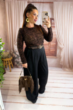 Charger l'image dans la galerie, Pantalon de costume fluide noir BILL