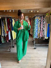 Charger l'image dans la galerie, Chemise verte gaz de coton Nina ( 36 au 48 )☀️