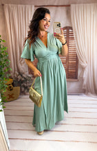 Charger l'image dans la galerie, Robe vert d'eau AMOR (34 au 48)