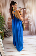 Charger l'image dans la galerie, Robe loose bleu roi LOUANA (40 au 48) New