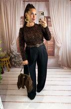 Charger l'image dans la galerie, Pantalon de costume fluide noir BILL