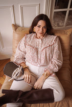 Charger l'image dans la galerie, Chemise fleuri rouge VERA (34 au 48 )