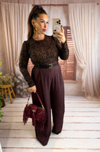 Charger l'image dans la galerie, Pantalon de costume fluide bordeaux BILL
