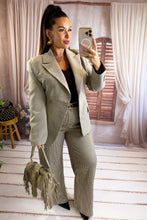 Charger l'image dans la galerie, Blazer taupe cintré SIBILE (36 au 42)